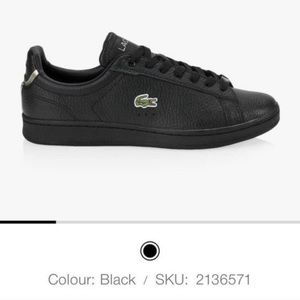 New Lacoste Carnaby Evo Men’s Runners Size 13